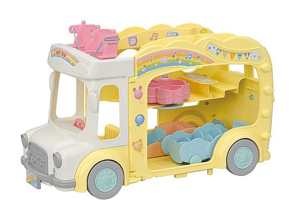Sylvanian Families Let's Play! Nursery School Bus for Everyone