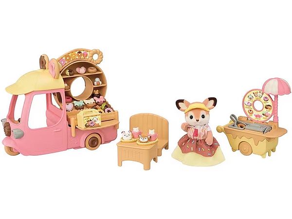 Sylvanian Families Delivered! Delicious Donut Wagon