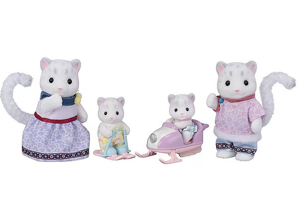 Sylvanian Families Snow Leopard Family