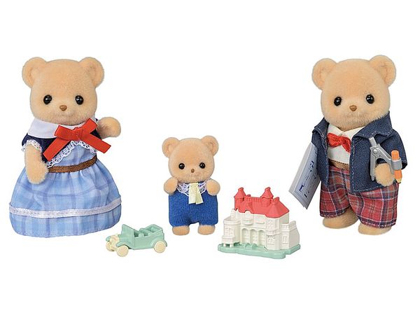 Sylvanian Families:  Biscuit Bear Family