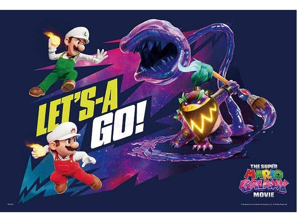  Jigsaw Puzzle: Mario & Luigi vs. Wonder Bowser Jr. 100 Large pcs (26 x 38cm)