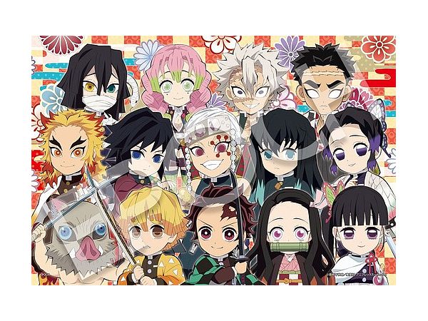 Jigsaw Puzzle: Demon Slayer: Kimetsu no Yaiba Minichara Meeting! 100LP (38 x 26cm)