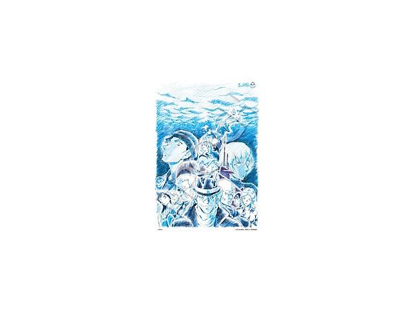 Jigsaw Puzzle: Black Iron Submarine -Theatrical Version Aoyama-sensei Hand-Drawn Original Picture Poster Ver.- 300pcs (38 x 26cm)