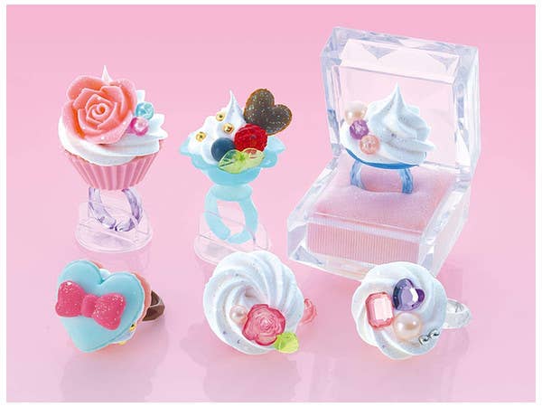 Whipple Sweets Accessory Glitter Ring Set