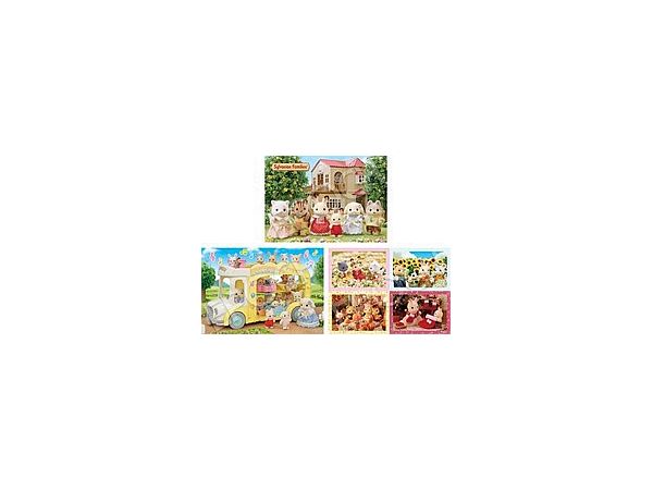 Jigsaw Puzzle: Sylvanian Families 42/56/63pcs (25.7 x 18.2cm)