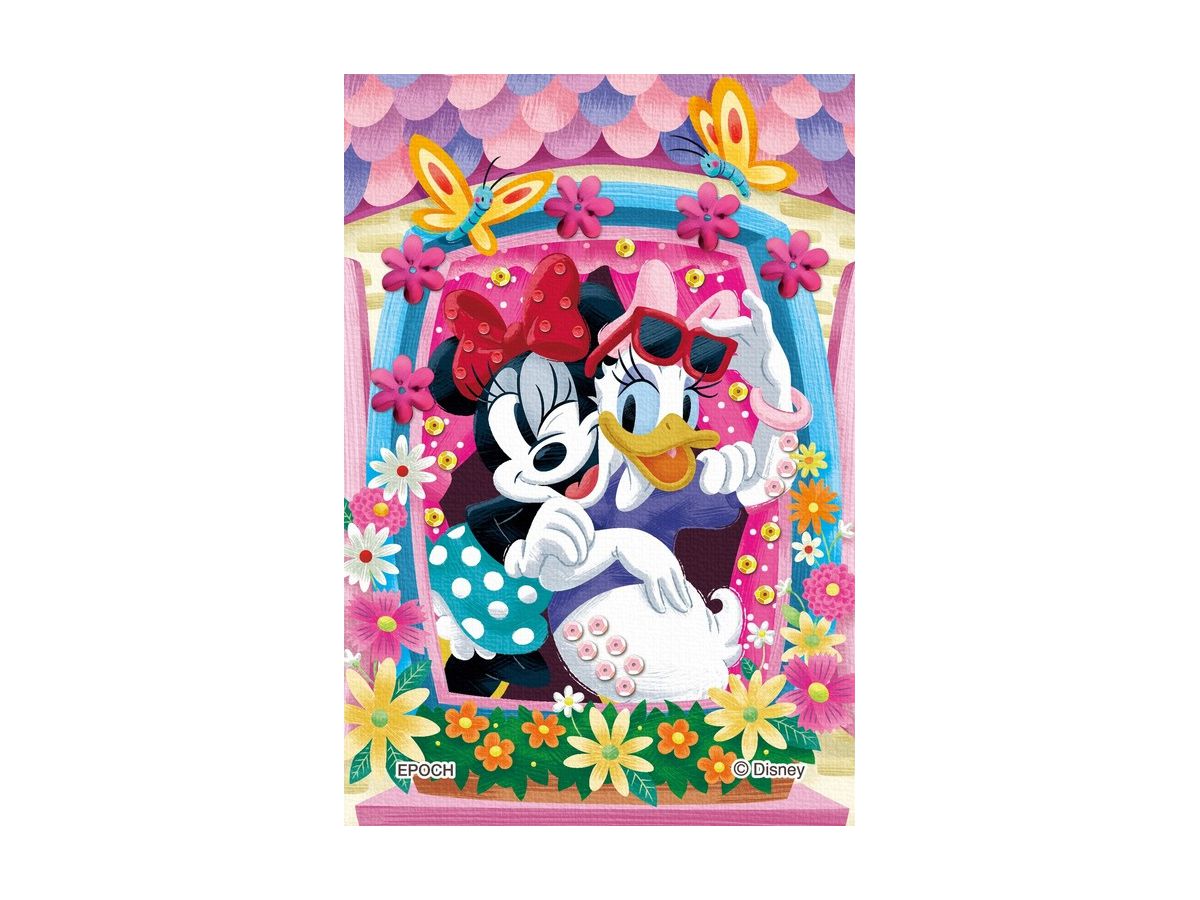Disney (Puzzle Decoration): Window -Minnie and Daisy- 70P (10 x 14.7cm)