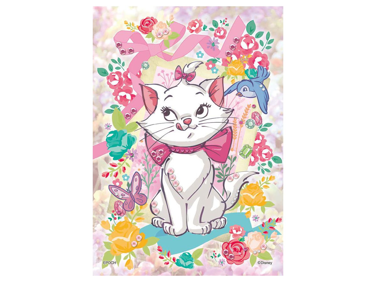 Puzzle Decoration: Botanical Disney Marie 108P (18.2 x 25.7cm)