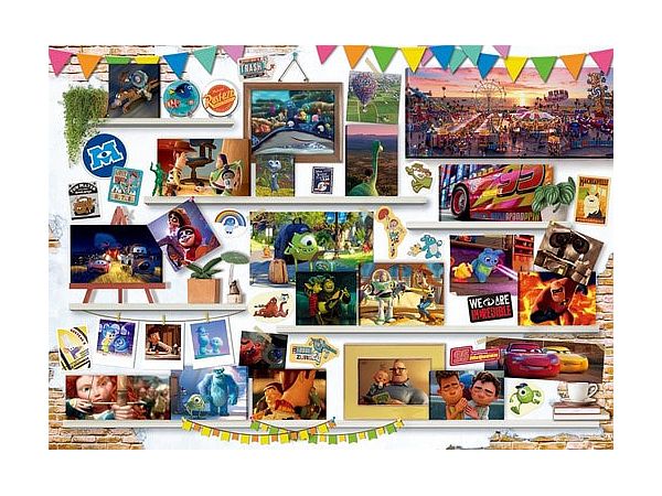 Jigsaw Puzzle: Display Shelf / Pixar Collection 500pcs (53 x 38cm)