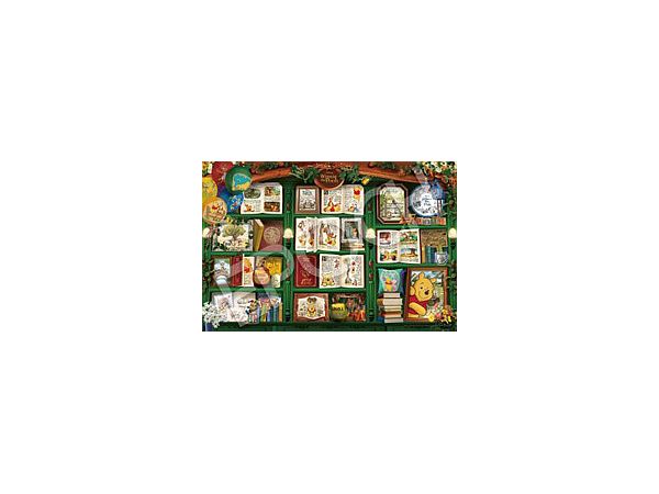 Jigsaw Puzzle: Bookshelf / Winnie the Pooh 1000P (50 x 75cm)