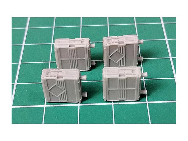 Modern U.S. 25mm M242 Bushmaster Cannon Ammo Case (for M2/M3 Bradley / LAV-25, 4 pieces)