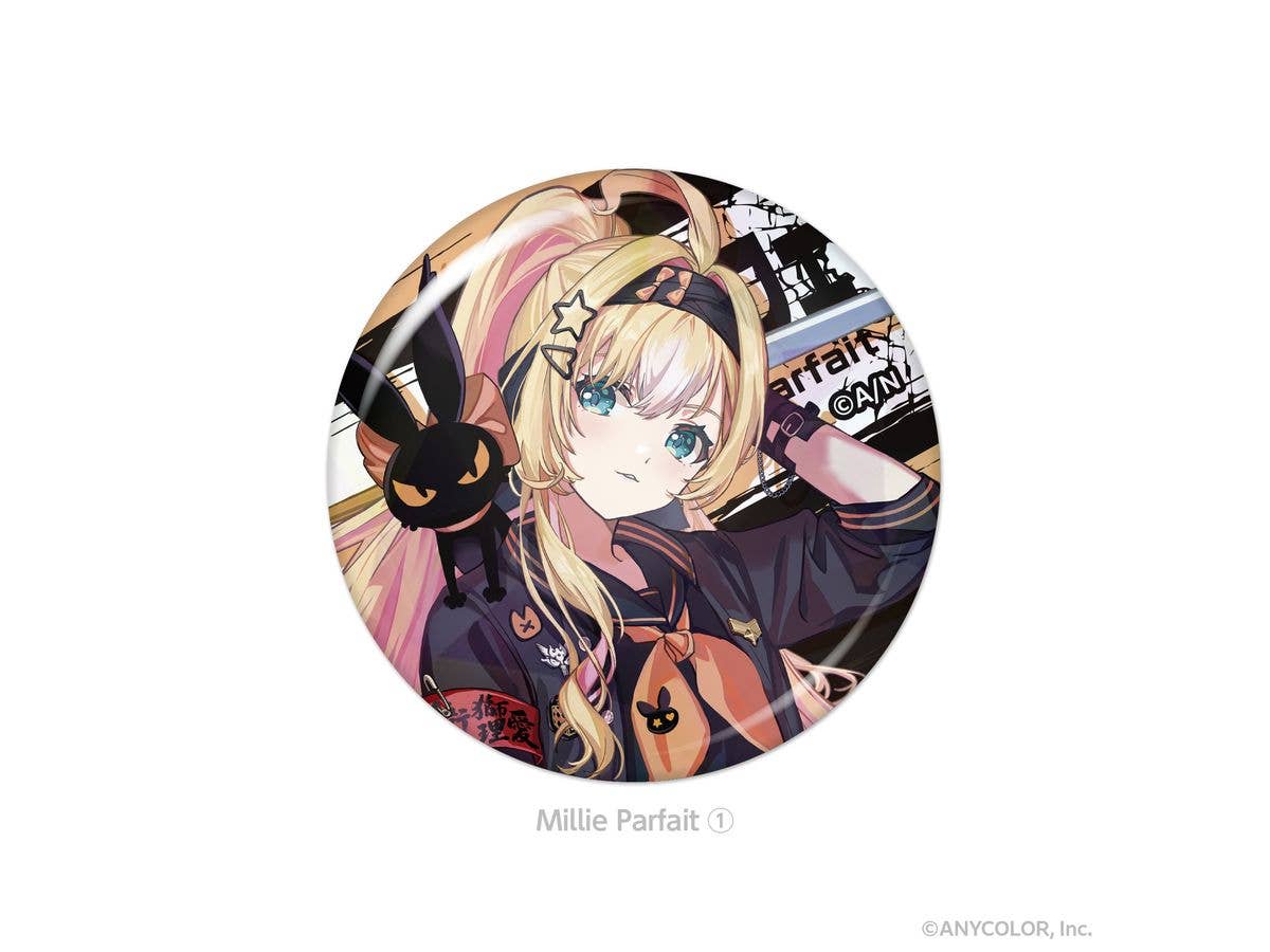 Ethyria: Holographic Can Badge Millie Parfait .1
