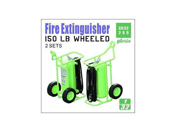 150 LB Wheeled Fire Extinguisher (2pcs)