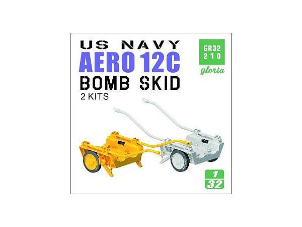 US Navy Aero 12C Bomb Skid (2pcs)