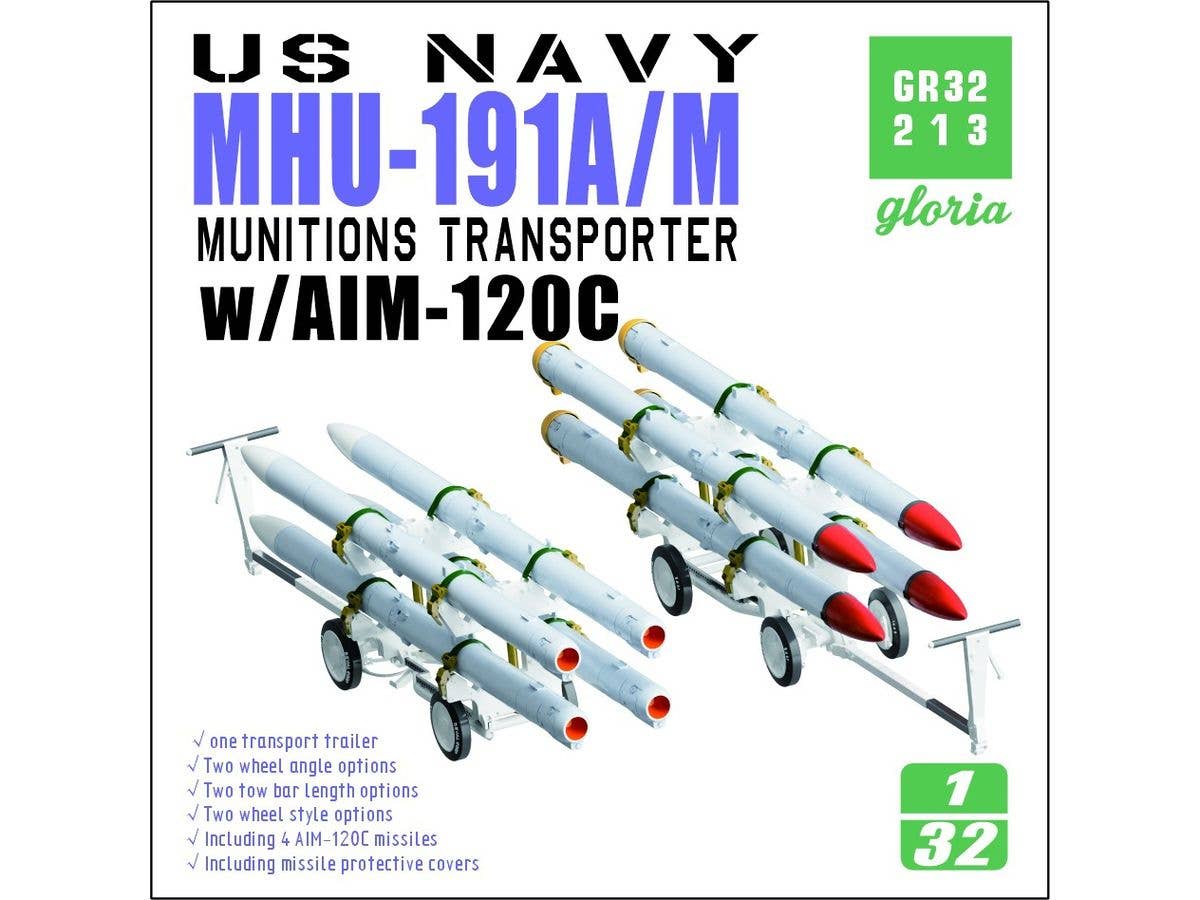 US Navy MHU-191A/M Munitions Transporter w/AIM-120C