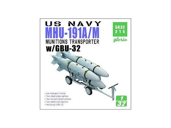 US Navy MHU-191A/M Munitions Transporter w/GBU-32