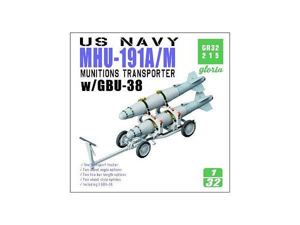 US Navy MHU-191A/M Munitions Transporter w/GBU-38