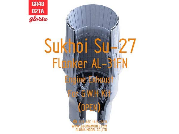 Sukhoi Su-27 Flanker AL-31F Engine Exhaust (Open) (For G.W.H Kit)
