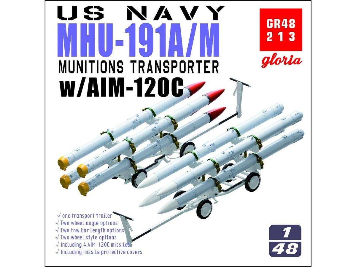 US Navy MHU-191A/M Munitions Transporter w/AIM-120C