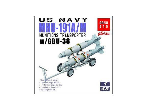 US Navy MHU-191A/M Munitions Transporter w/GBU-38