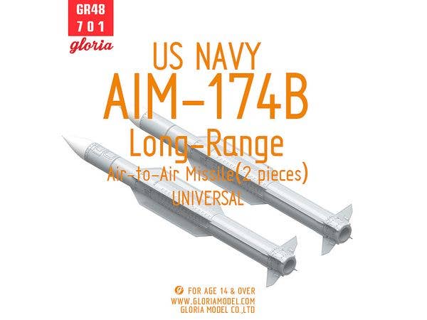 US NAVY AIM-174B Long-Range Air-to-Air Missile (2 pieces)