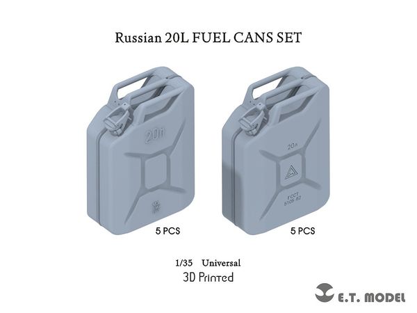 Current Use Russia 20 Liter Jerry Can Set (10 pieces)