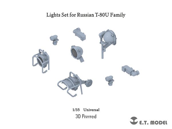 Lights Set for Russian T-80U Family