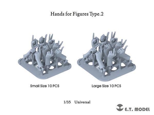 Hands for Figures Type.2
