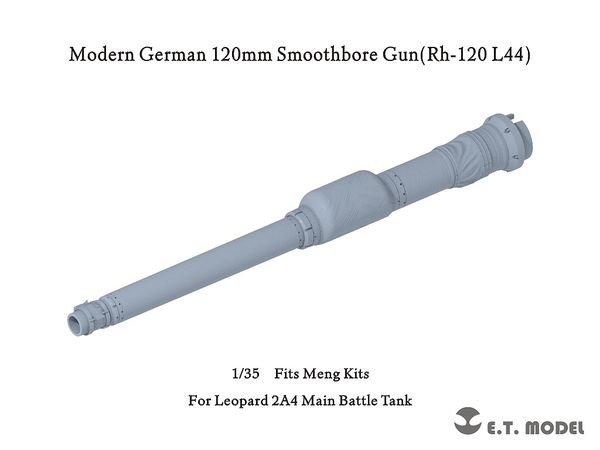 Current German Leopard 2A4 120mm Rh-120 L/44 Smoothbore Gun Barrel (for Mon Model)