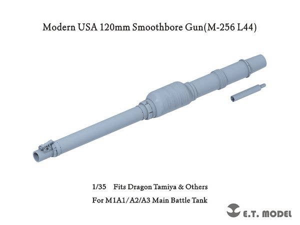 Current American M1A1/A2/A3 Abrams main battle tank 120mm M256 L/44 smoothbore gun barrel (for Dragon/Tamiya, etc.)