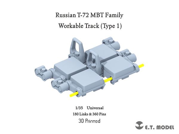Current Use Russia Movable Crawler Track Type.1 for T-72 MBT Series