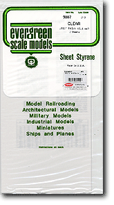 Sheet Styrene Clear 0.4mm 2pcs