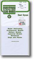 Sheet Styrene Plane 1.0mm 2pcs