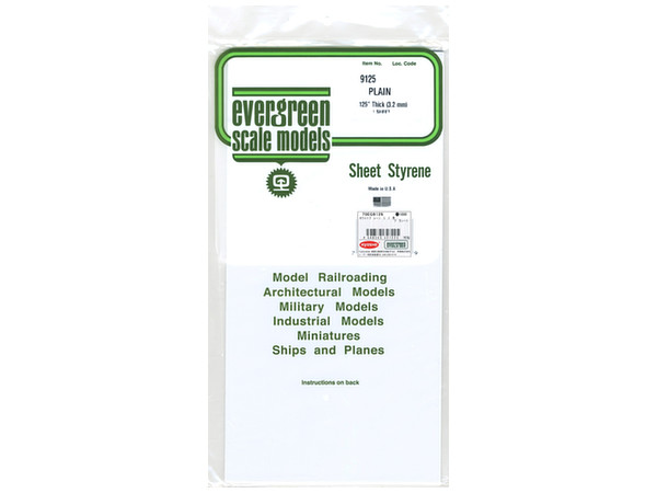 Sheet Styrene Plane 3.2mm