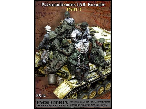WWII German Kharkov Waffen-SS LAH Panzergrenadiers Part 1 Big Set #12 (8 Figures)