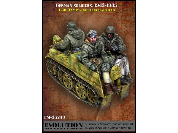 German Soldiers. 1943-1945 (for Tamiya Kettenkraftrad)