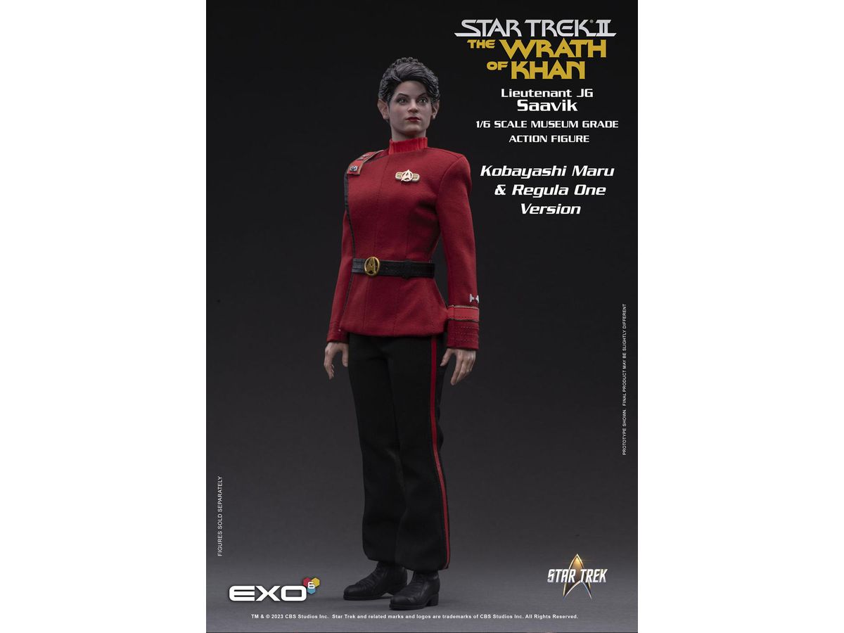 Hyper Realistic Action Figure Star Trek II The Wrath of Khan Lieutenant Saavik Kobayashi Maru Test Ver.