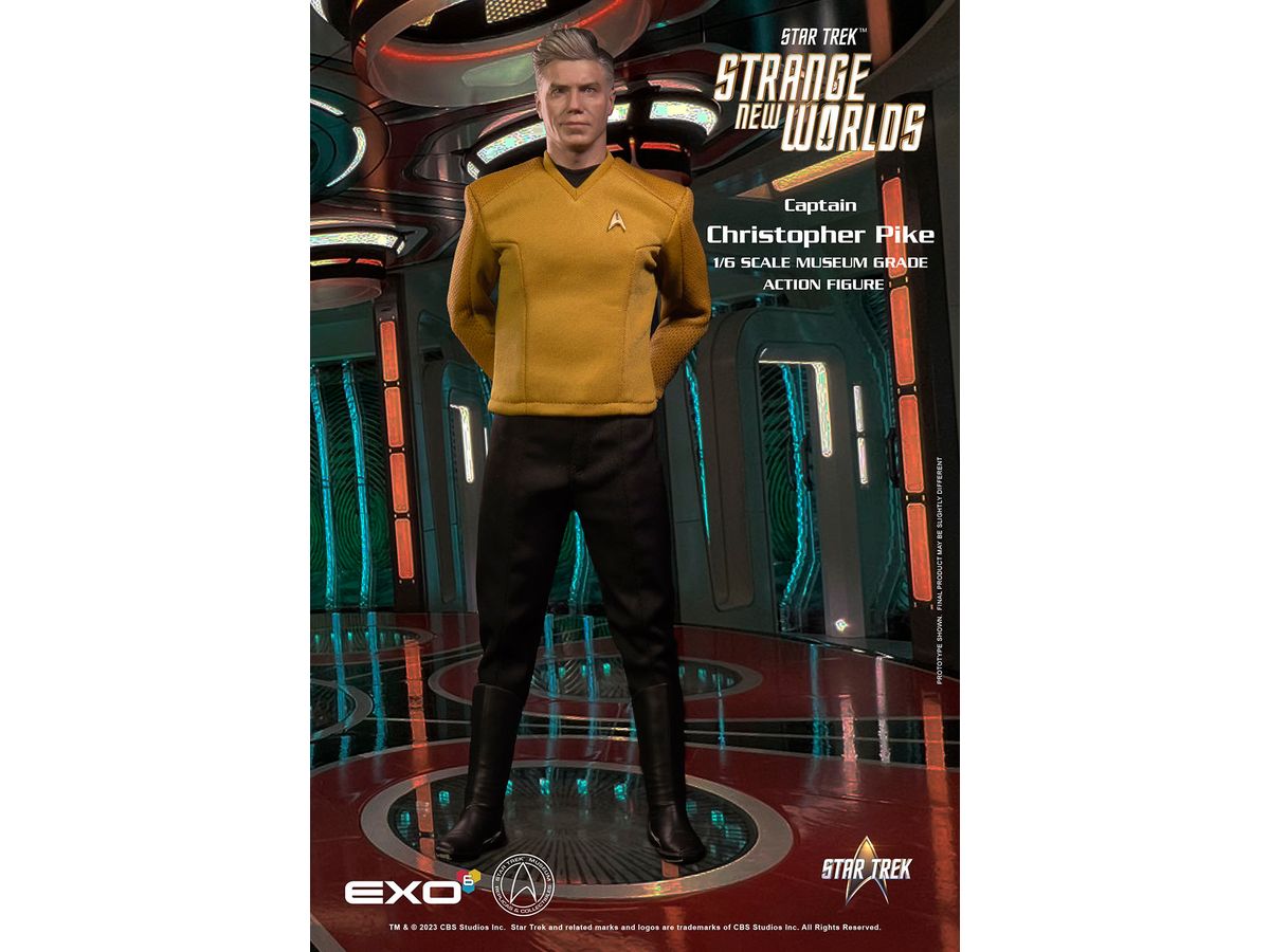 Hyper Realistic Action Figure Star Trek: Strange New Worlds Captain Christopher Pike