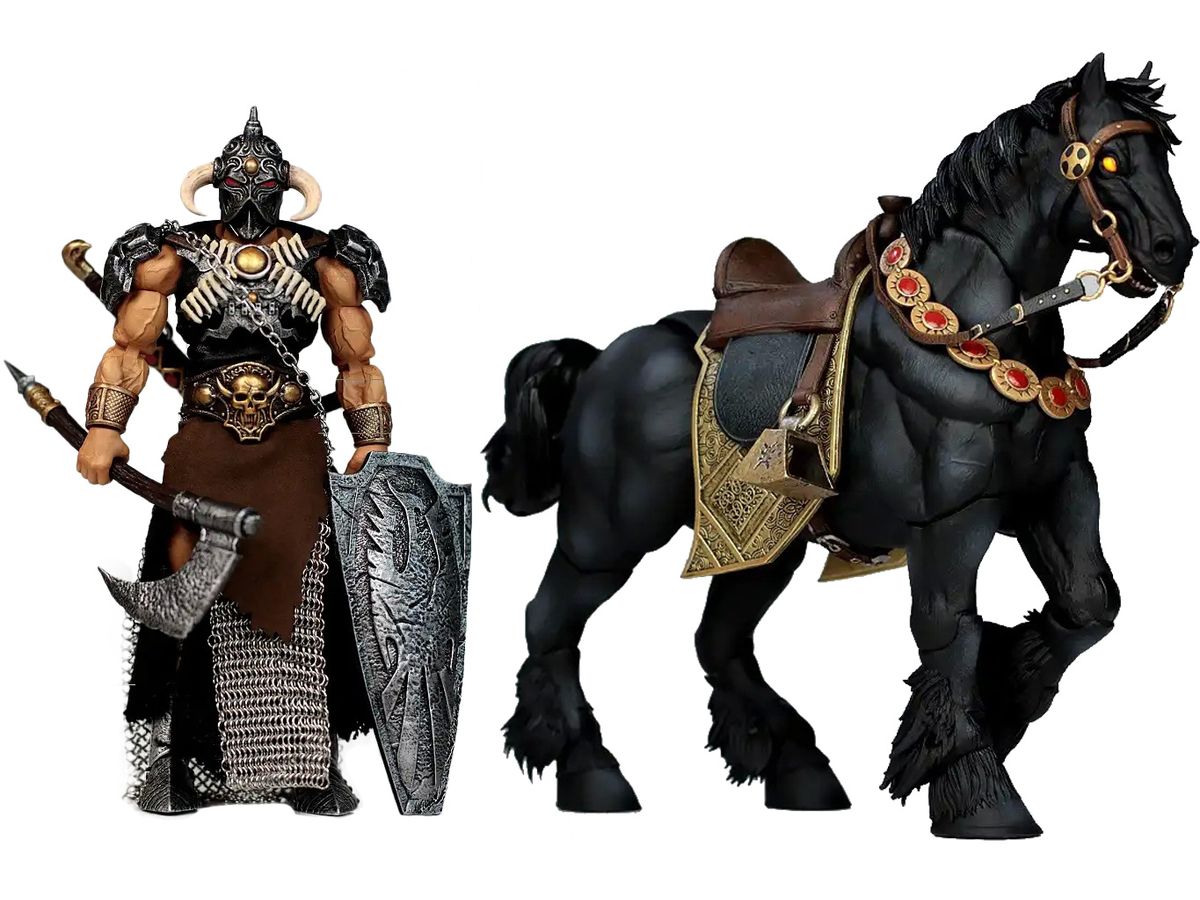 Action Figure Frank Frazetta Death Dealer with Steed