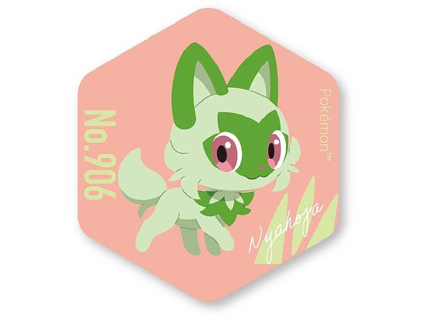 Pokemon: Honeycomb Acrylic Magnet (Sprigatito)