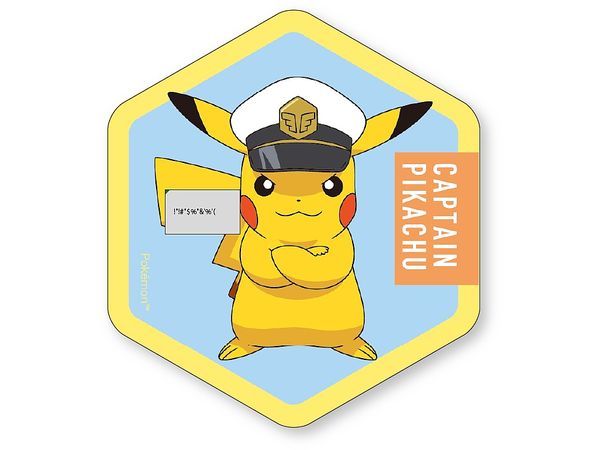 Pokemon: Honeycomb Acrylic Magnet BIG (Captain Pikachu)