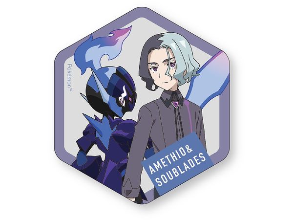 Pokemon: Honeycomb Acrylic Magnet BIG (Amethio & Ceruledge)