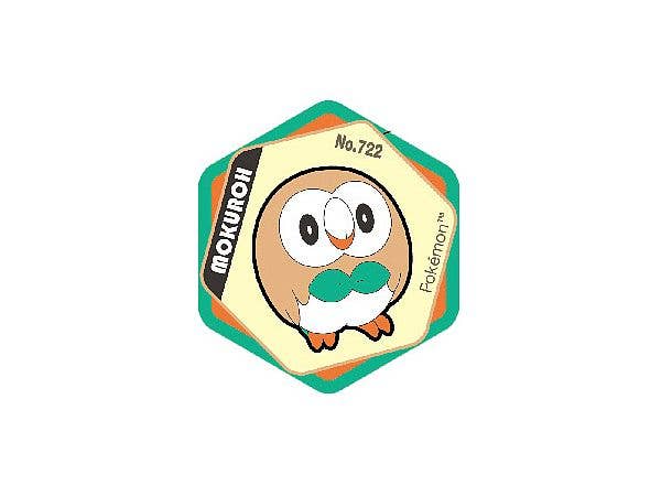 Pokemon: Honeycomb Acrylic Magnet Vol.8 Rowlet