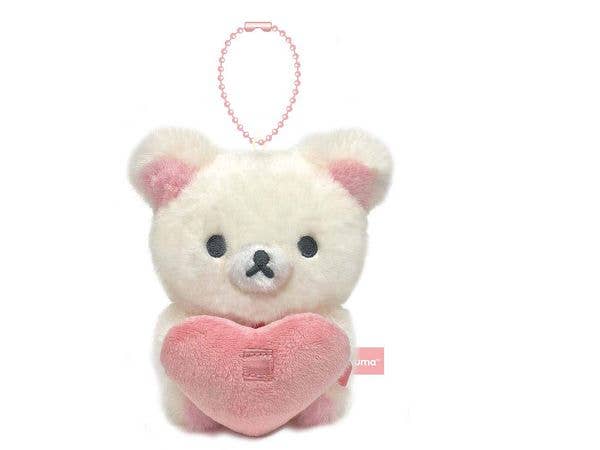 Rilakkuma: Can Badge Hug Plush (Korilakkuma)
