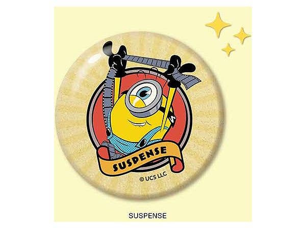 Minions: Glitter Can Badge (SUSPENSE)