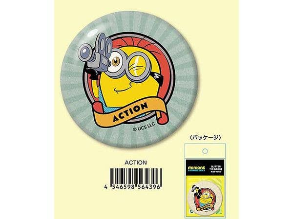 Minions: Glitter Can Badge (ACTION)