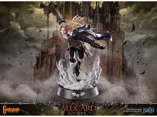 Castlevania Symphony of the Night Dash Attack Alucard Statue