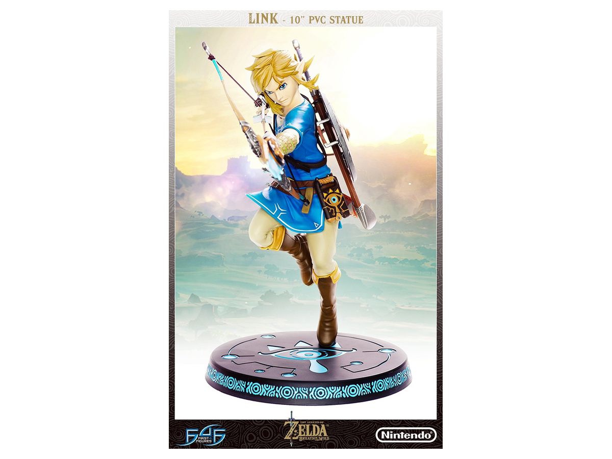 The Legend of Zelda Breath of the Wild/ Link 10 Inch Statue (Reissue)