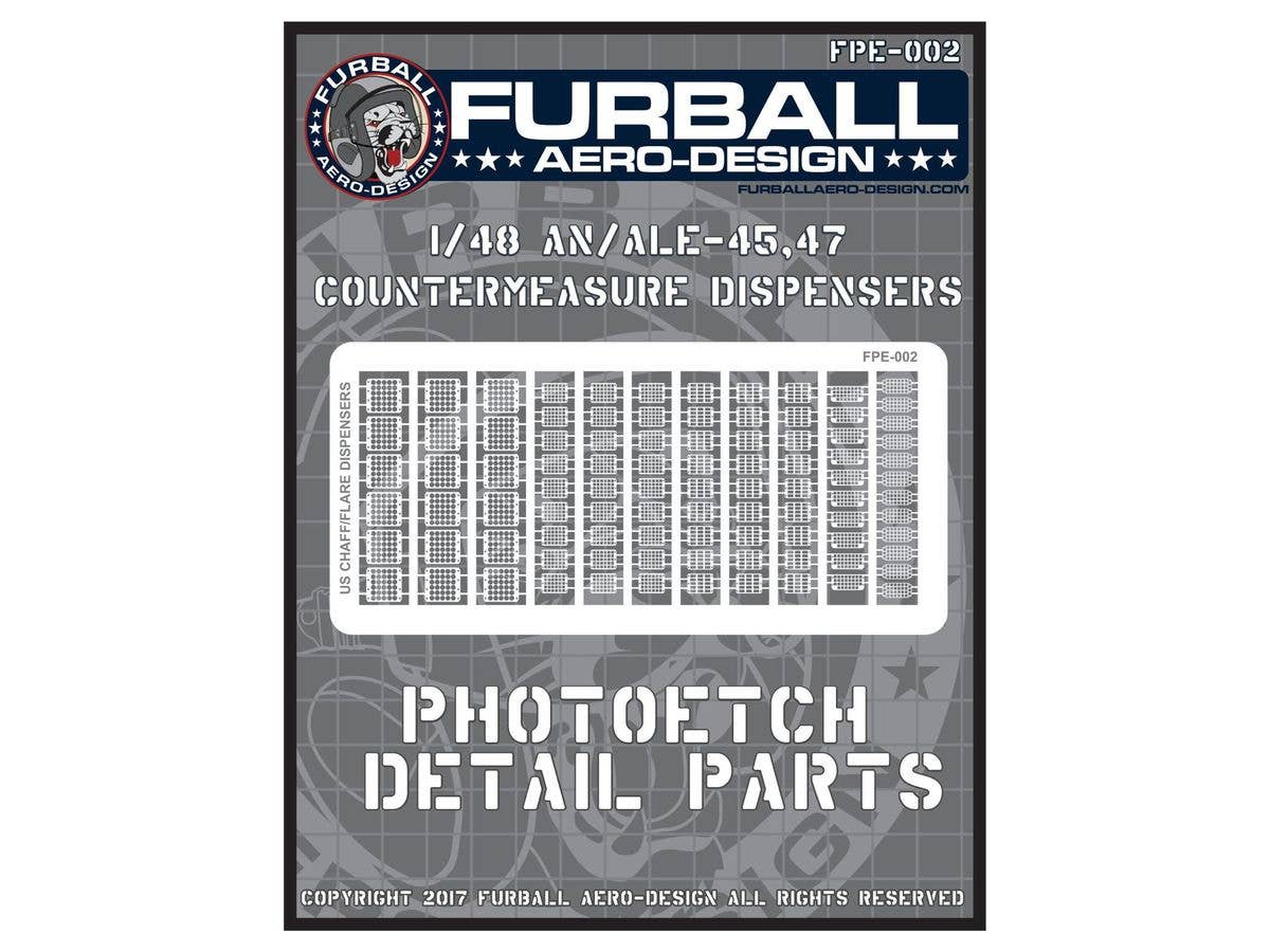 AN/ALE-45,47 Chaff/Flare Dispensers Photo-Etched Parts