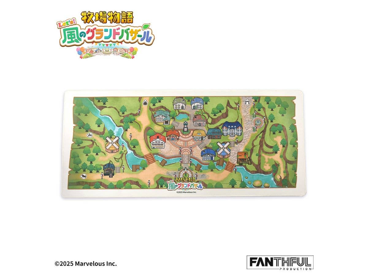 Story of Seasons: Grand Bazaar FP005BKMN2026 Deskmat