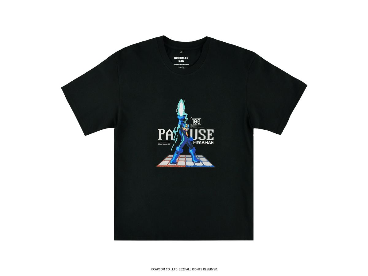 Rockman.EXE FP013RME23 T-shirt (Black) XL